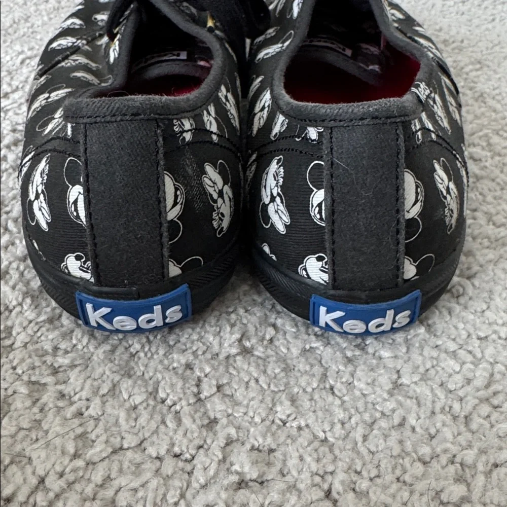 Keds Disney Minnie Mouse Black and White Sneakers - Size 7.5 - Picture 4 of 6